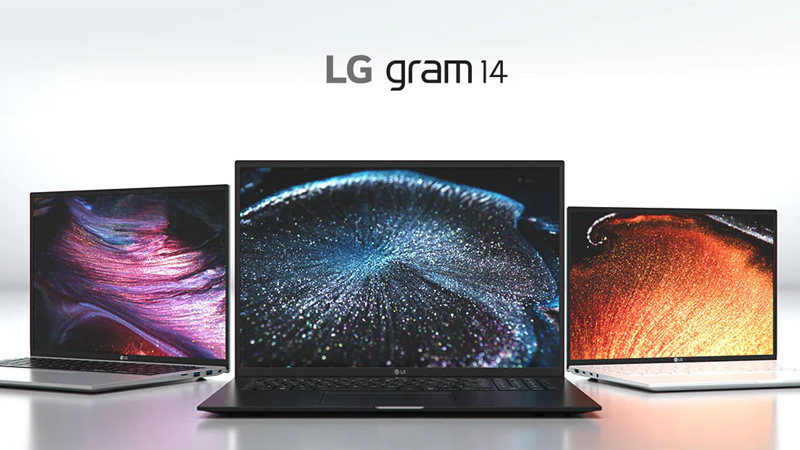 Laptop LG Gram 14 i5 với trọng lượng chỉ 999 gram và có khả năng chịu đựng va đập tốt
